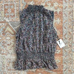 Jopna Floral Sleeveless Blouse size L